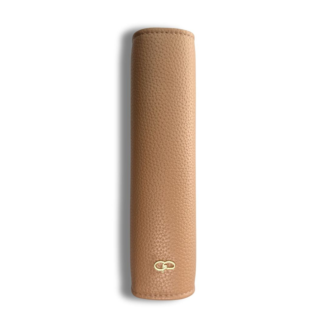 A6 Light Brown Pebble Binder - Chai