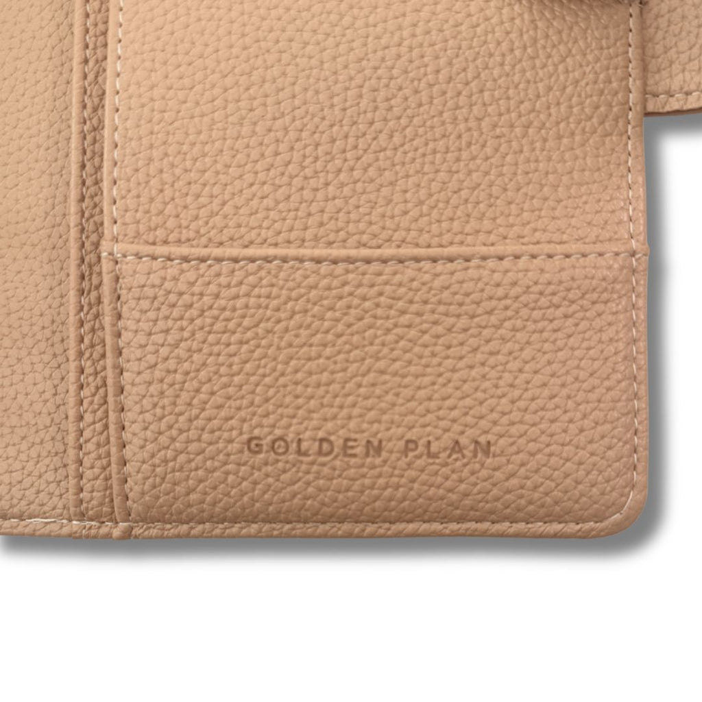 A6 Light Brown Pebble Binder - Chai