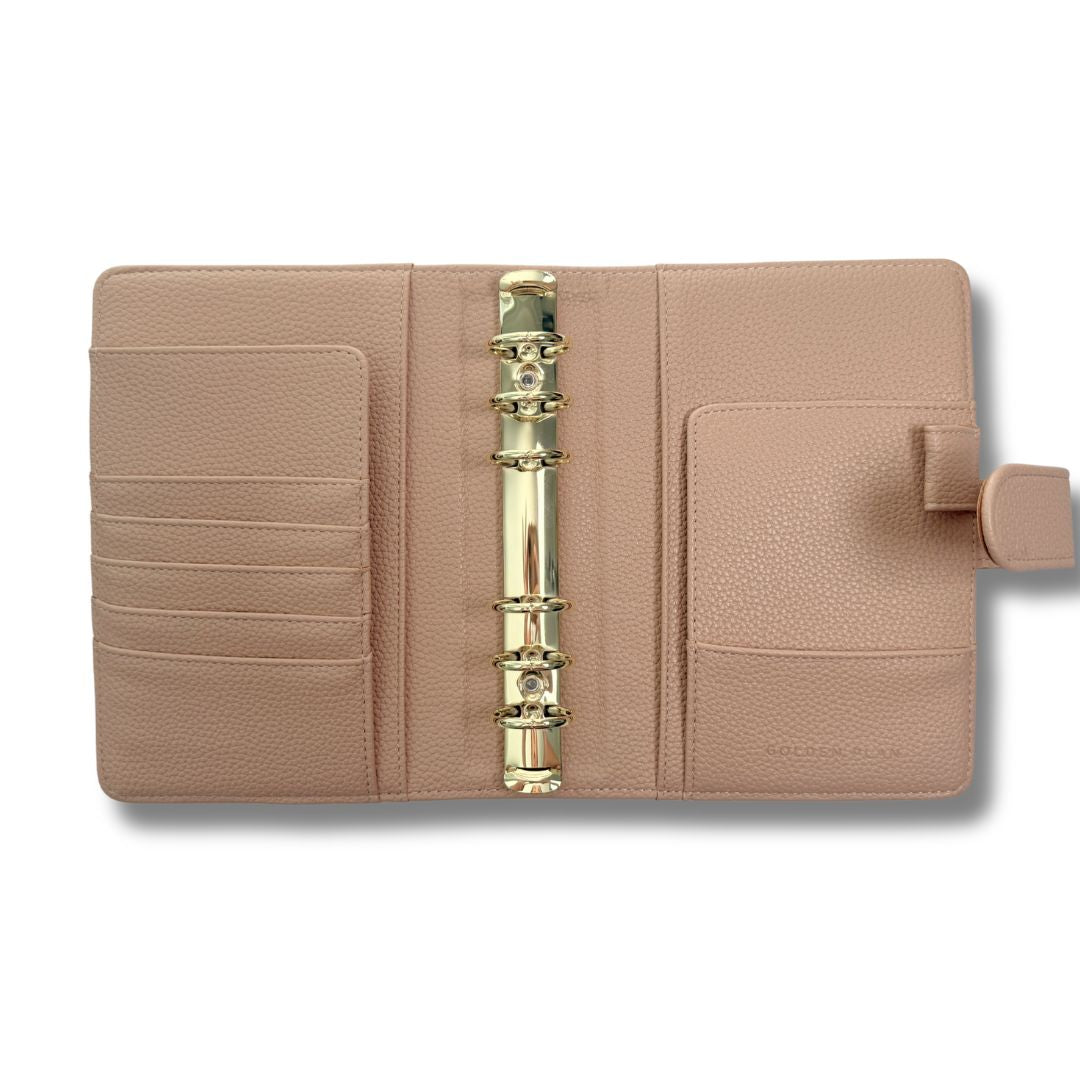 A6 Beige Pebble Binder - Oat