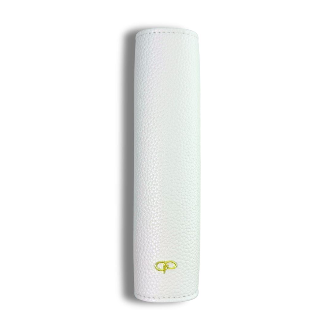 A6 White Pebble Binder - Milk