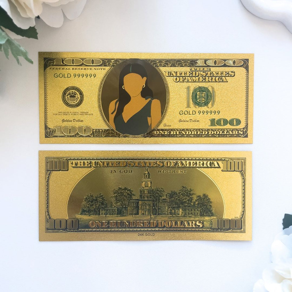 Golden Dollar Placeholder Bills - $100